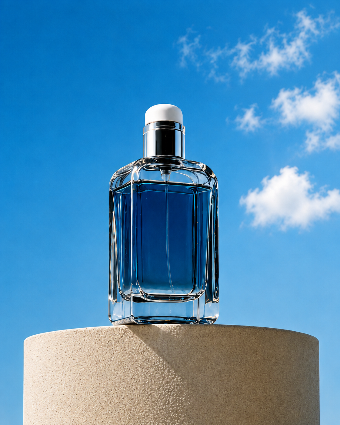Flacon de parfum — visuel produit IA